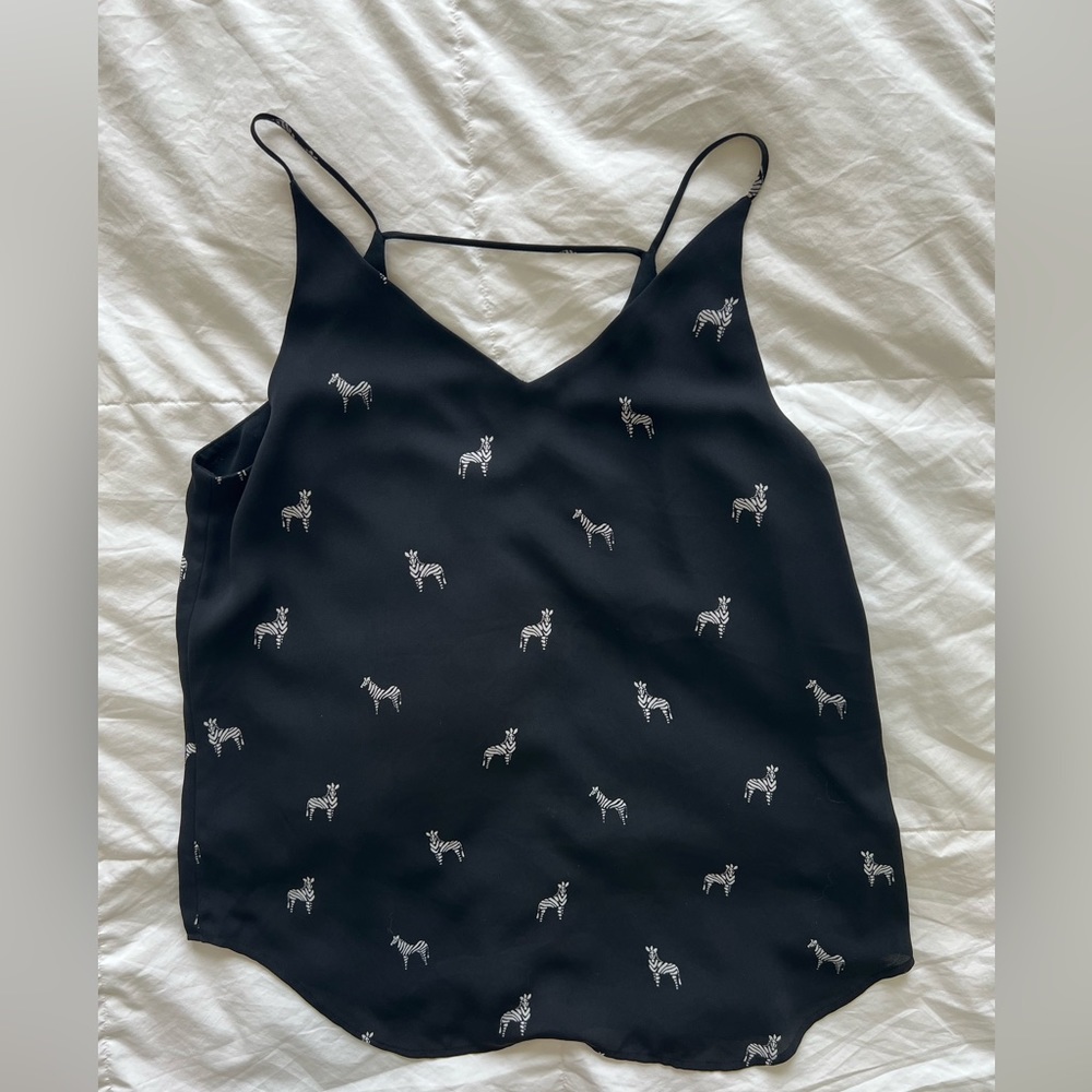 Zebra Detailed Blouse by Loft